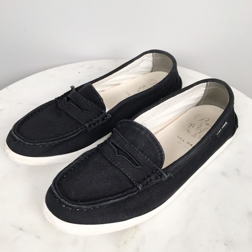 {Cole Haan} Canvas Pinch weekender loafer